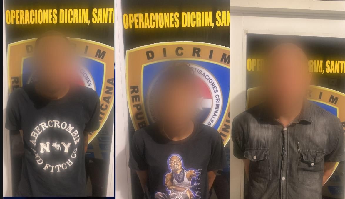 arrestan tres bandidos