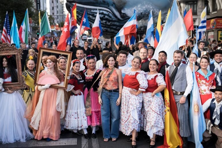 Cabalgata de la Hispanidad en Madrid