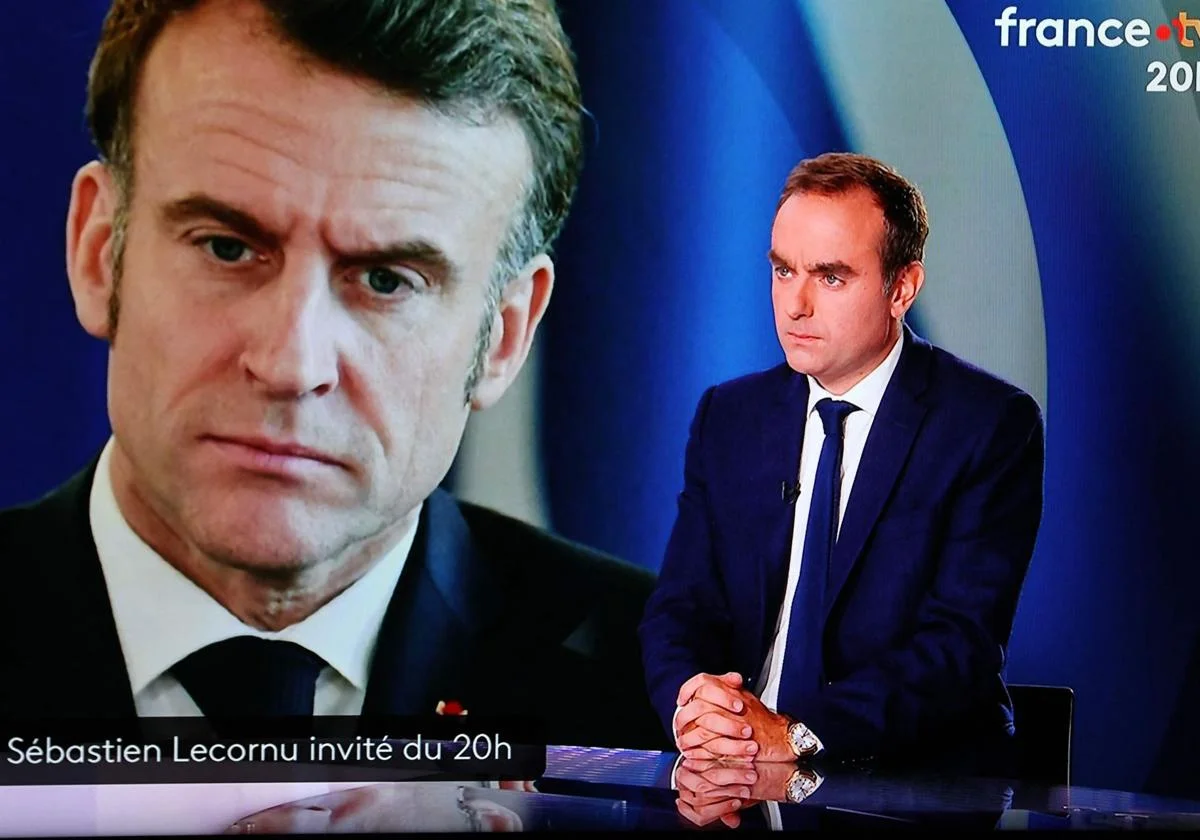 macron y lecornu
