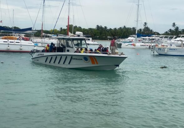 mide evacua isla saona