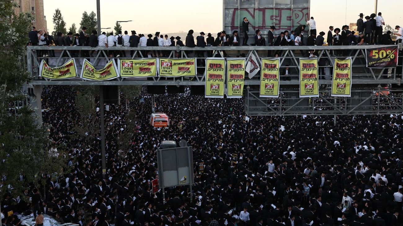 ultraortodoxos bloquean