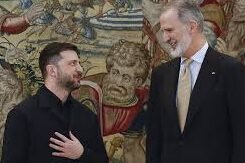 rey felipe y zelenki