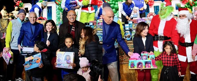 SOMOS Community Care entrega miles juguetes a niños en Alto Manhattan