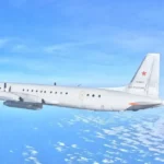 avion en mar baltico