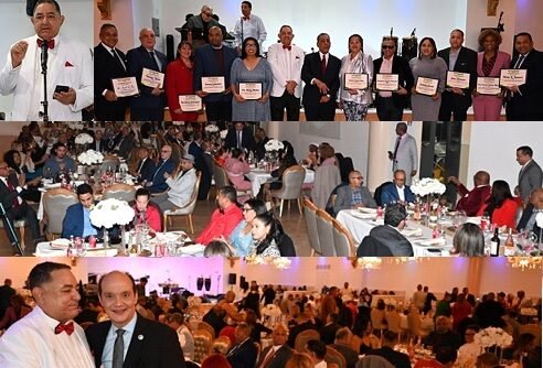 dominicanos axisten a gala