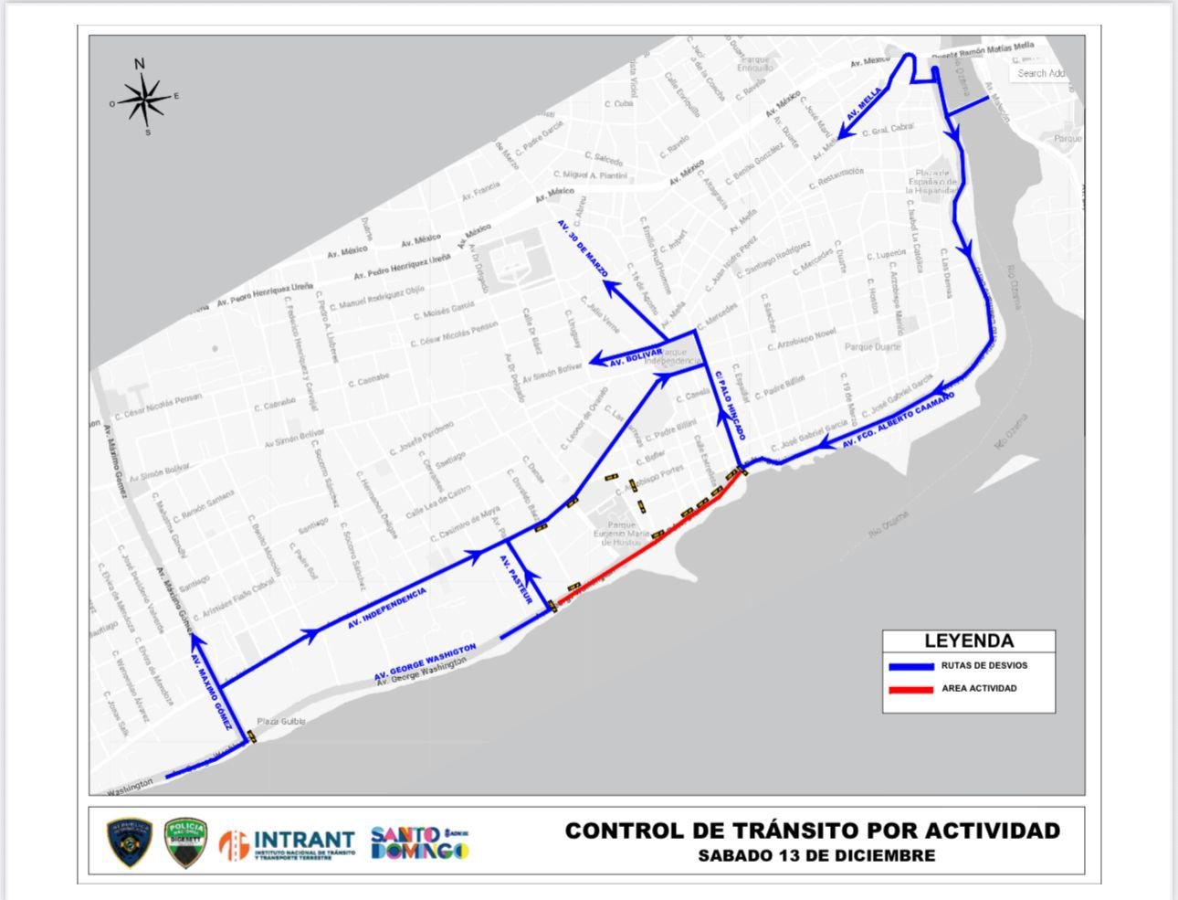 rutas alternas digesett