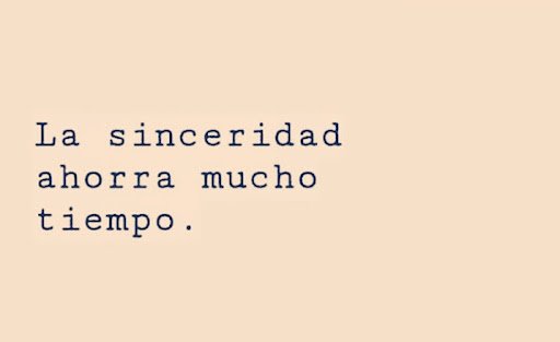 sinceridad