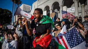 protesta contra migracion