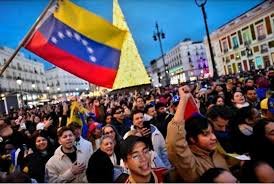cientos de venezolanos se concentran