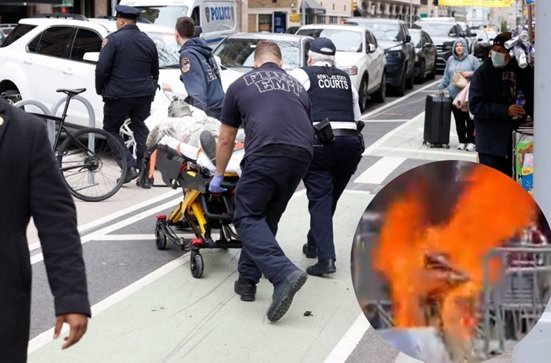 Delincuente con 88 arrestos prende fuego a hombre sin hogar en concurrida Penn Station, Manhattan; miles de dominicanos la usan