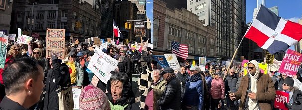 Dominicanos NYC participan masivamente en protesta “Día Sin Reyes en EE. UU.”
