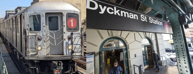 Empujan a hombre sobre rieles tren 1 en el Alto Manhattan