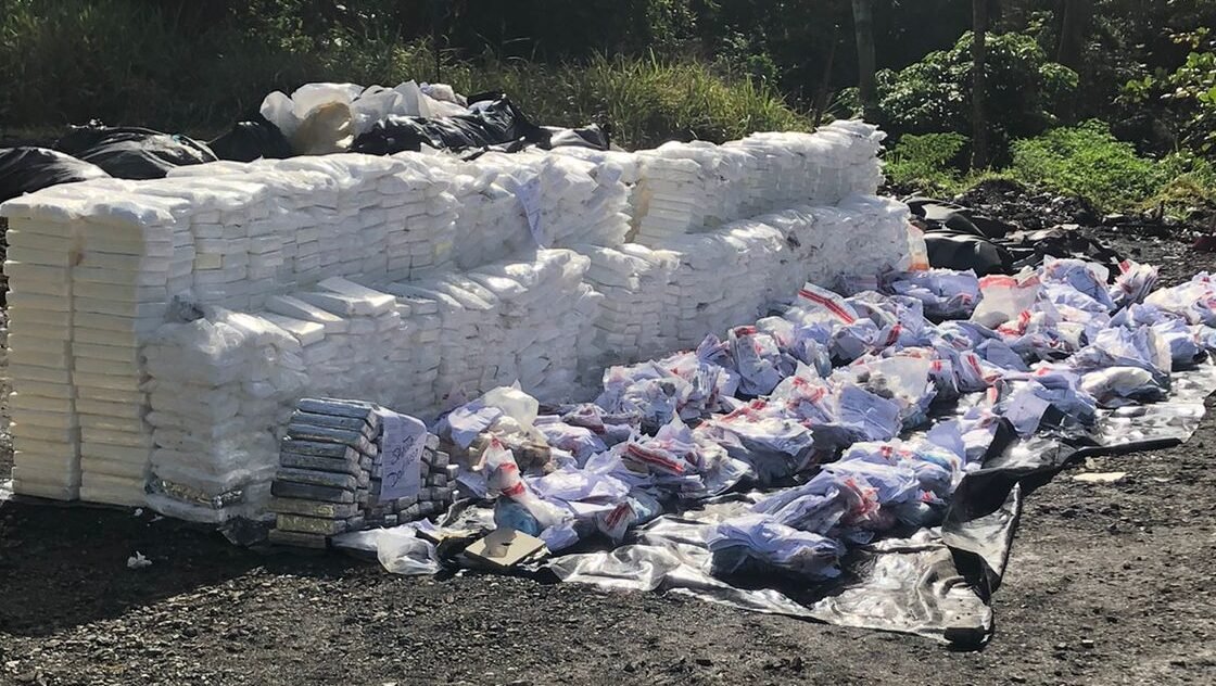 queman dos toneladas