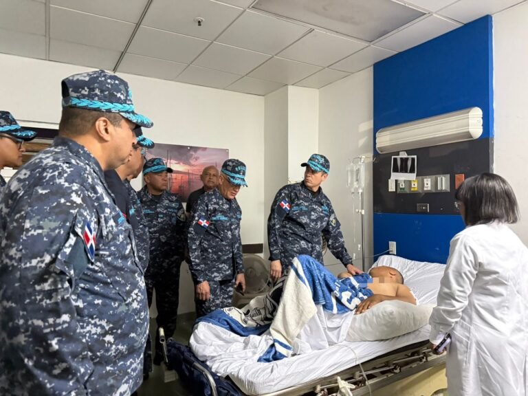 visita policia herido