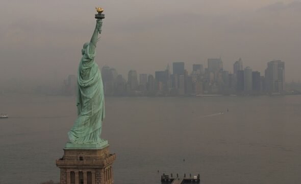 Calidad del aire alcanza niveles peligrosos en NYC
