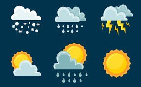 clima sol y lluvia