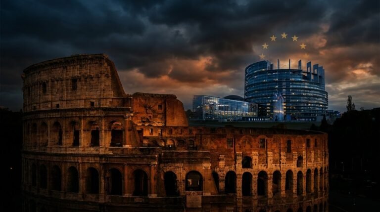 De Roma a Bruselas: el patrón que destruye imperios