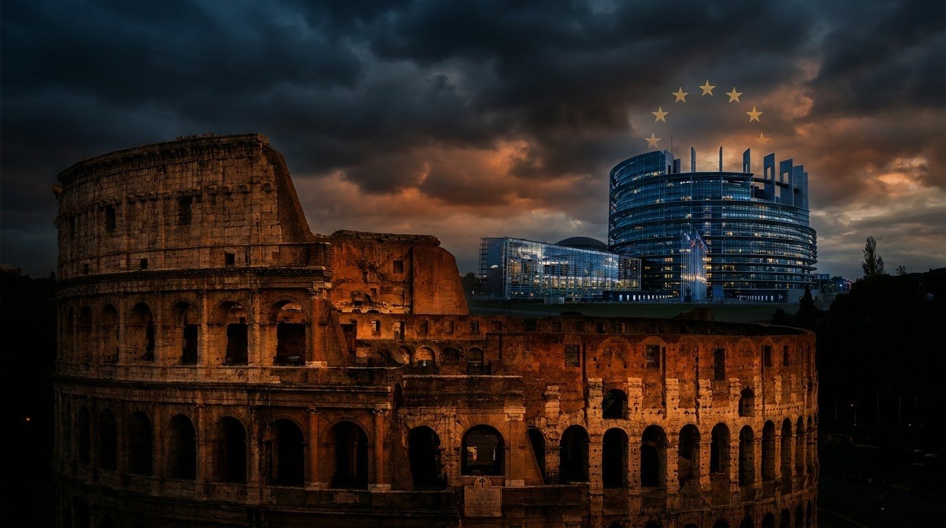 De Roma a Bruselas: el patrón que destruye imperios