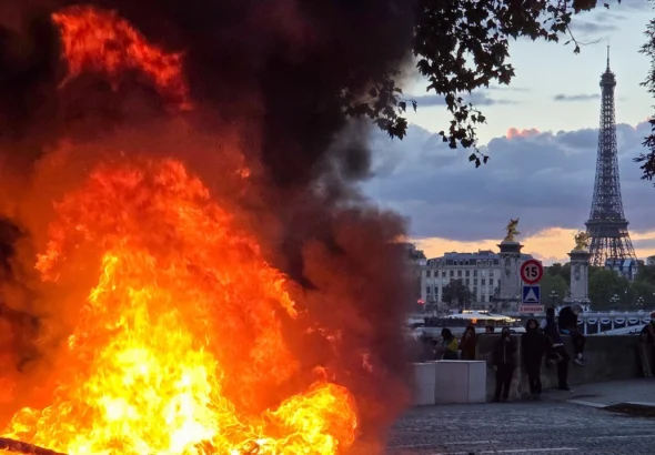 disturbio en francia