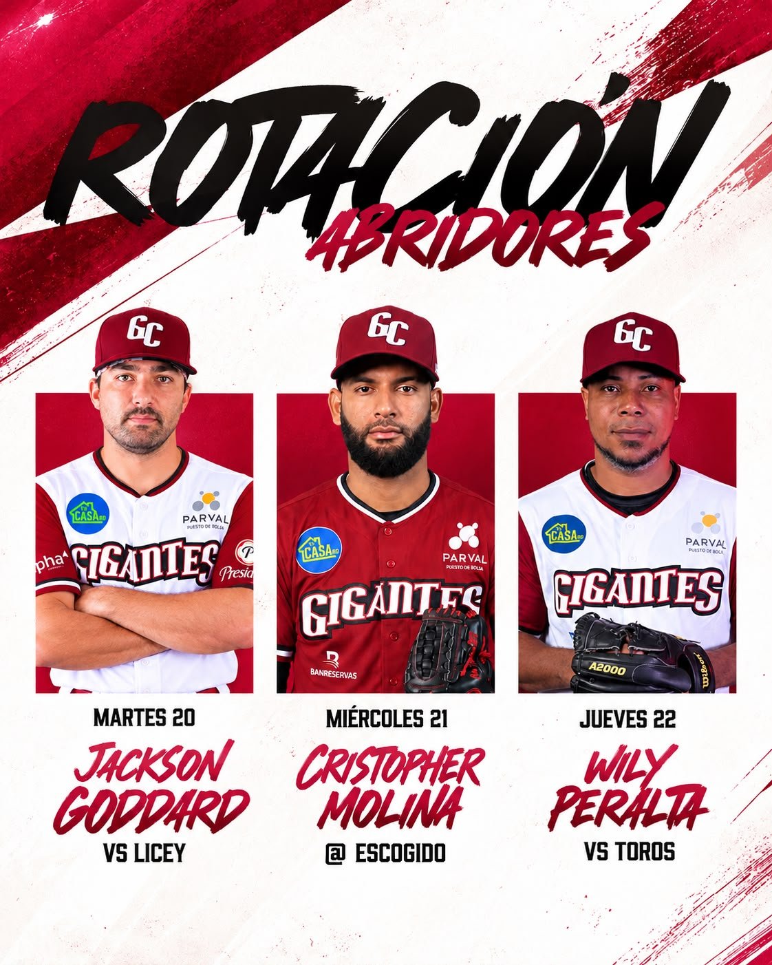 rotacion de los gigantes