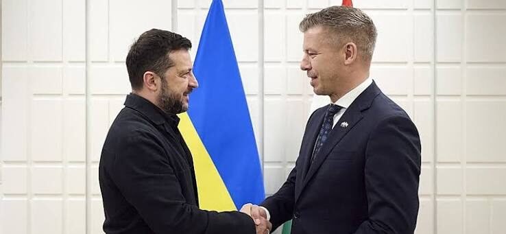 zelenski y magyar